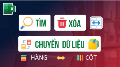 TINH CHỈNH CỘT, HÀNG TRÊN EXCEL